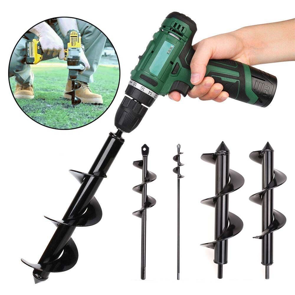 Принадлежности Сажалка Цветок Земля Бур Цветочная Сажалка Копающий Спиральное Сверло Грунтовое Сверло Шнек