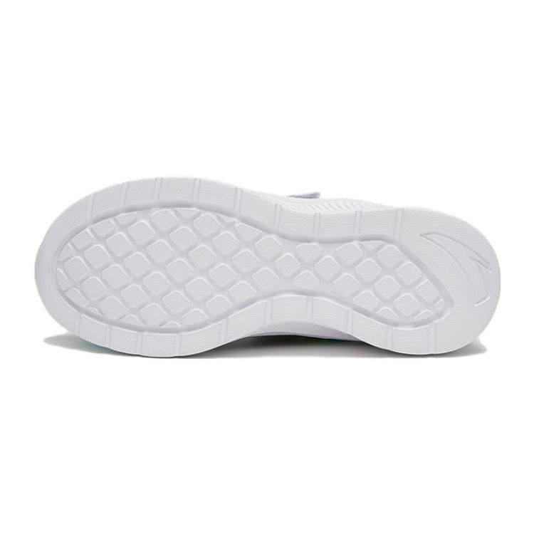 Anta Antiskid Wear-Resistant Low-Top Running Shoes Kids Sneaker Fluorescent-Green White Blue A312325521-1