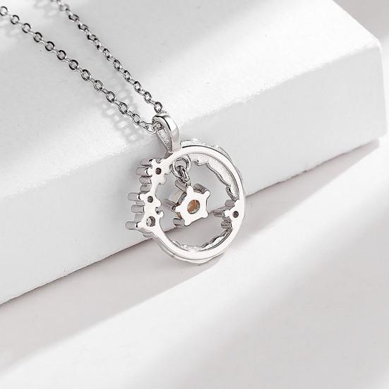 Женское ожерелье Moonstone Wing Design Jewelry Износостойкое ожерелье с подвеской для вечеринки