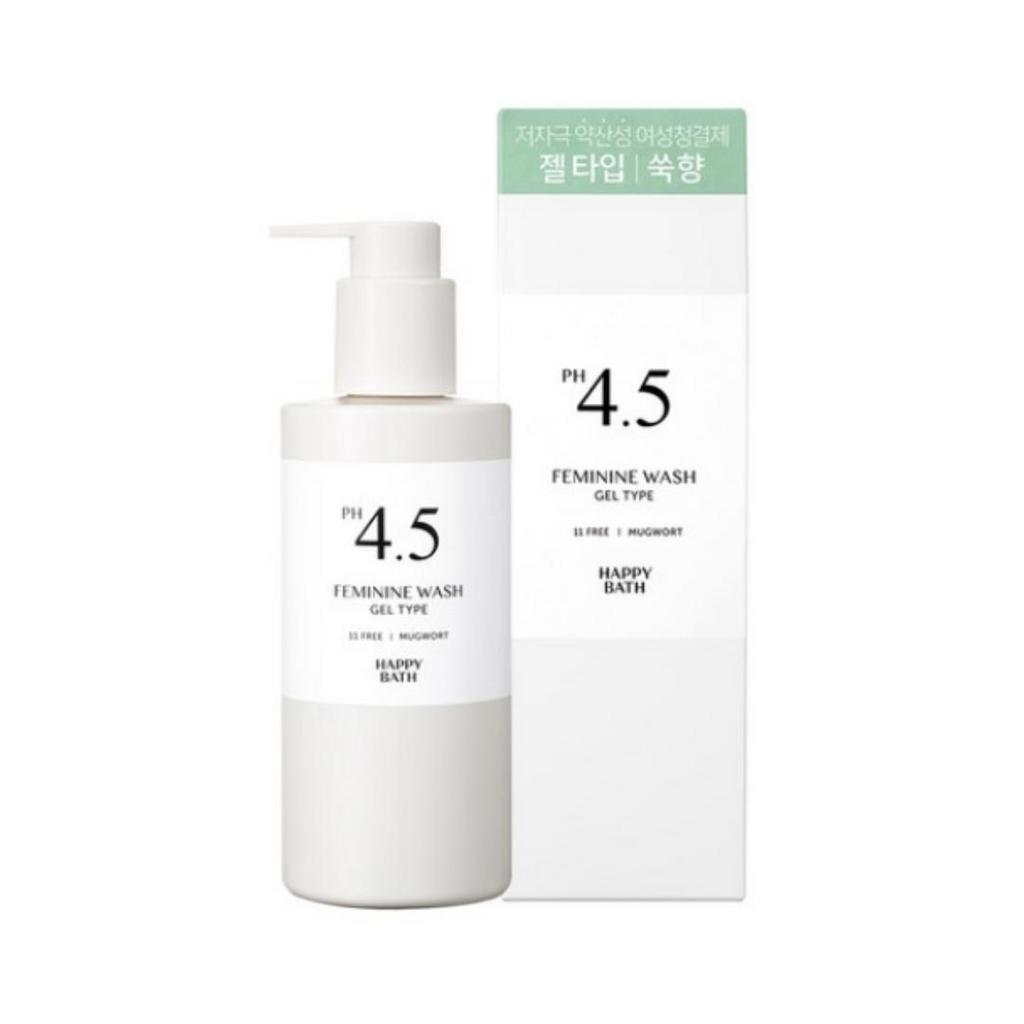 HAPPY BATH PH 4.5 Слабокислотный гель для умывания с экстрактом полыни для женщин