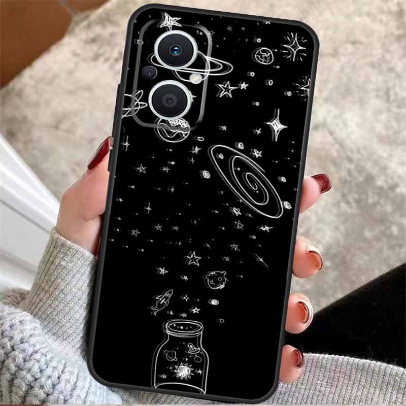 Эстетичный Космос Звезды Планета Для OPPO Reno 14 10 11 12 13 Pro 7 8 Lite 8T 11F 12F 13F 14F OPPO Find X9 X8 X5 X6 Pro Чехол