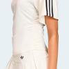 adidas Женский топ Originals с рюшами на стопе, с коротким рукавом