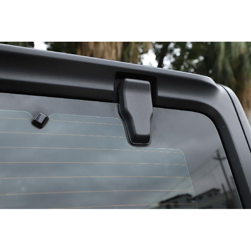2X Black Rear Window Glass Hinge Trim Replacement For Jeep Wrangler JL JLU 2018+