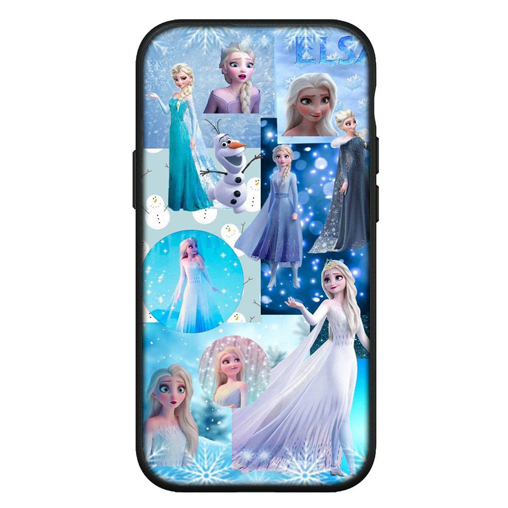 Для iPhone 16 15 X XR Samsung Galaxy S24 S23 Plus Xiaomi Redmi Note 13 12 11 Pro Max 9 10 14 OPPO Huawei чехол принцесса Эльза Анна Frozen телефон чехол
