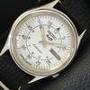 VINTAGE SEIKO 5 AUTOMATIC 7009A JAPAN MENS WHITE COLOR DIAL WATCH A701416-5 R206b-a701416