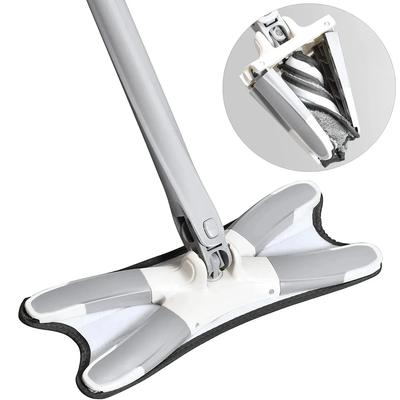 Швабра для пола X-типа со сменными подушечками для швабры, самоотжимающаяся плоская швабра, мытье без рук, бытовая швабра для пола, инструмент для уборки дома