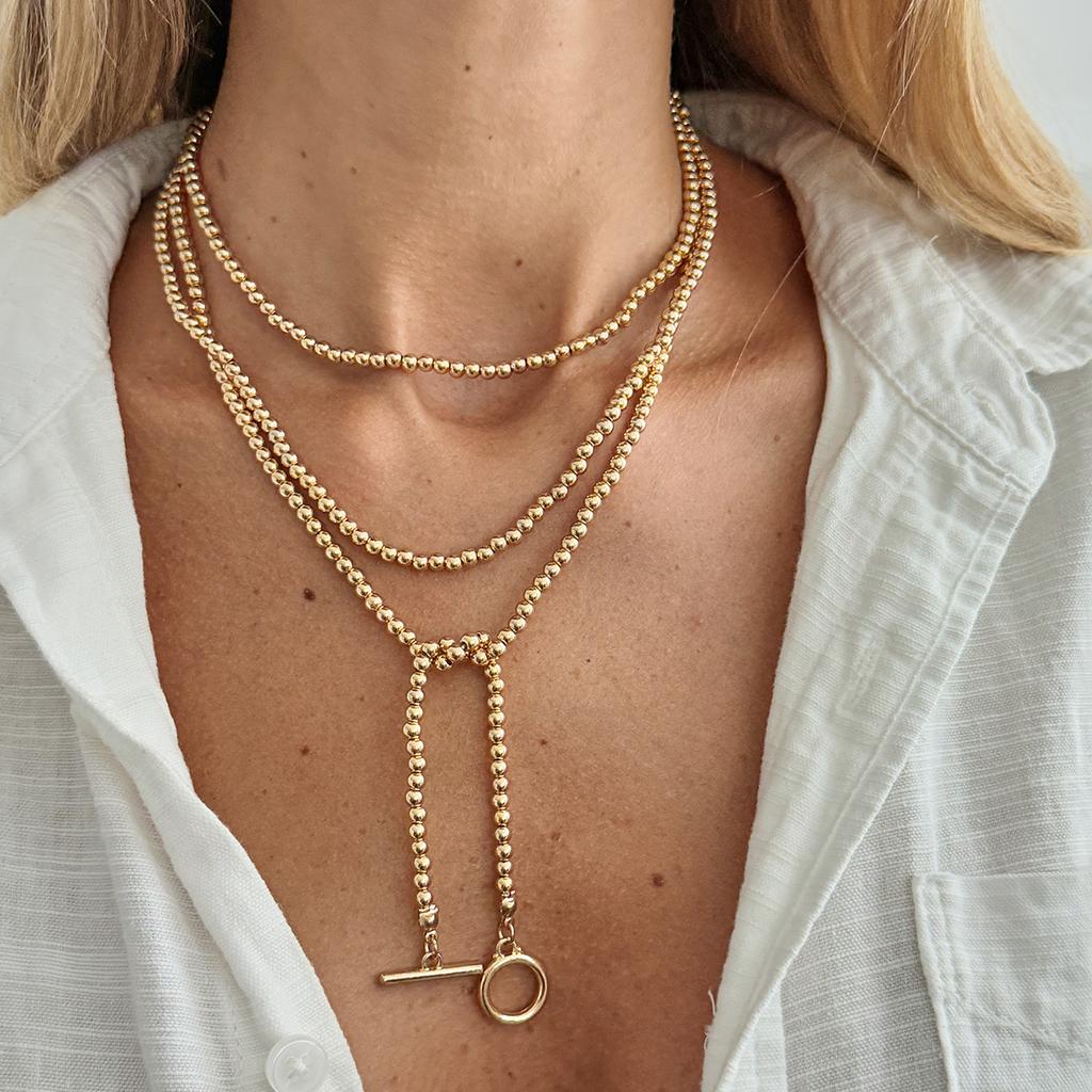 Стильный блестящий длинный колье-цепочка с имитацией жемчуга Cbb, персонализированное металлическое колье с диском и бахромой для женщин