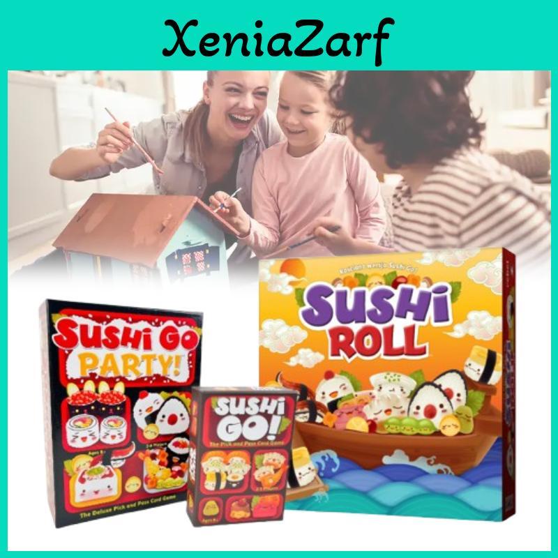 Карточная игра Sushi Go Party Компактного размера для групповых развлечений и непринужденной игры