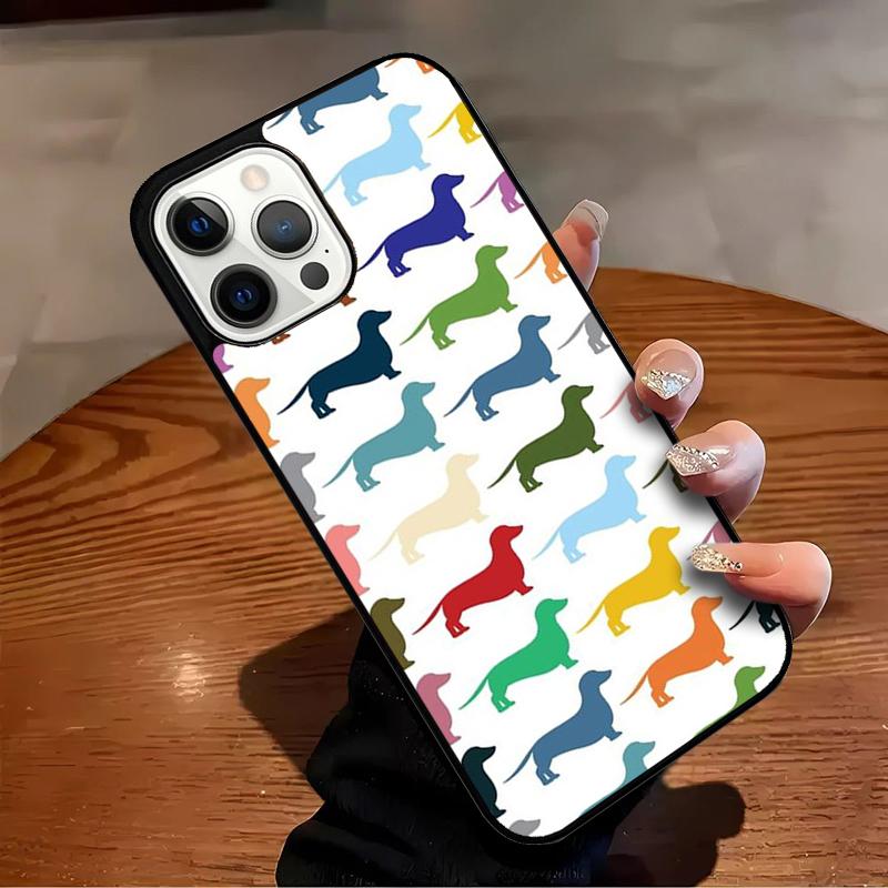 Dachshund Teckel Dackel Dog Phone Case For iPhone 17 Air 16 15 14 13 12 11 Pro Max Max Plus Bumper Case Cover