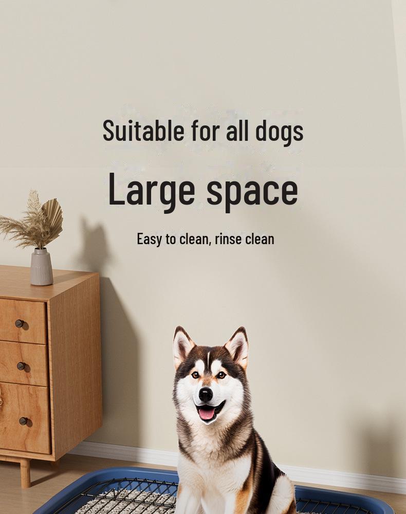 Туалет для домашних собак - чистый табурет-горшок с защитой от наступания для всех размеров