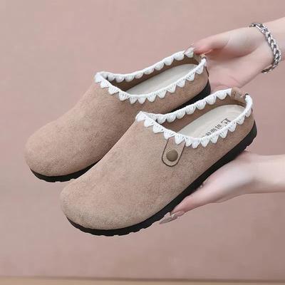 Туфли женские весенне-осенние новые модные туфли на одной педали, туфли для мамы, неглубокие ленивые туфли, легкие женские туфли на мягкой подошве