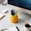 Unique Office Supplies Container 3D Printed Honey Jar Pen Holder, Creative Desk Organizer for Desktop Stationery Stationery, Makeup Brush Toothbrush