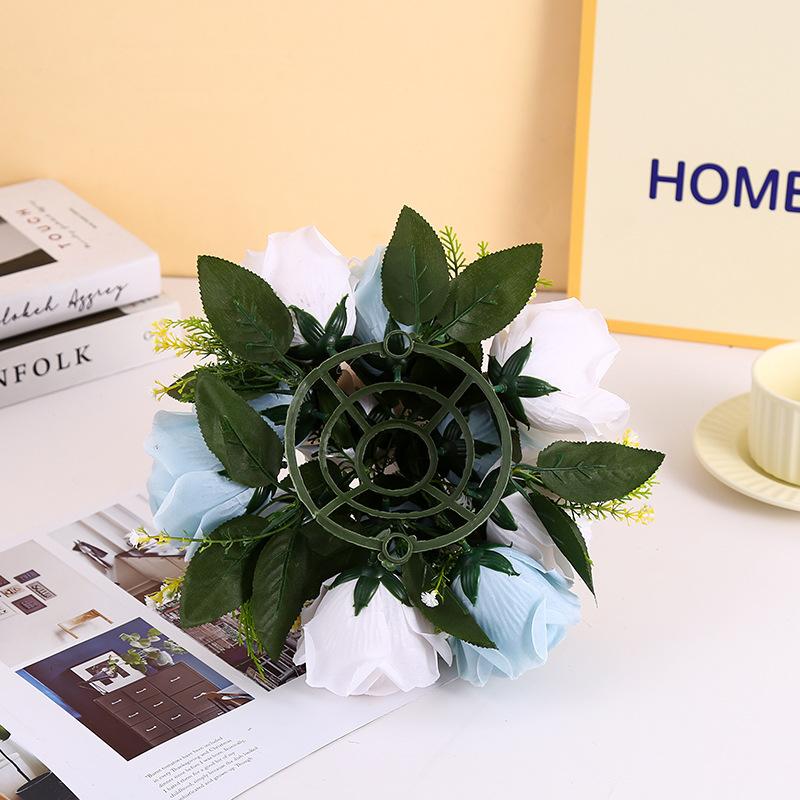 Дешевый Искусственный Цветочный Шар Пластиковая Зеленая Сетчатая Основа Шелковые Центральные Композиции Стола Для Свадебного Декора Вечеринки Дорожные Гирлянды Цветочные Букеты