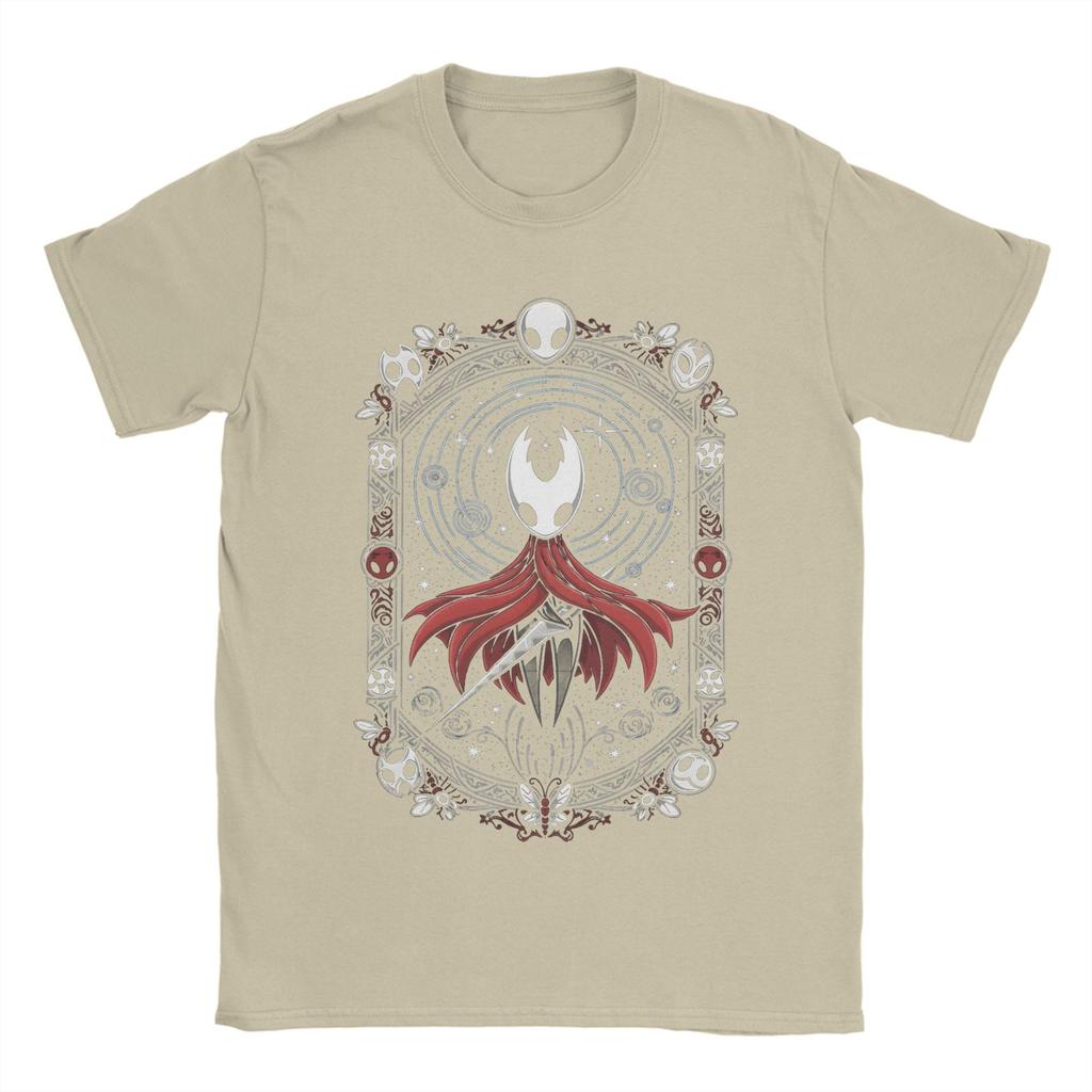Hollow Knight Silksong The Huntress T Shirt for Men Cotton Novelty T-Shirts Round Collar Tees Short Sleeve Clothes Big Size