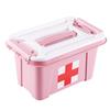 Портативный пластиковый домашний футляр для лекарств, таблетки для первой помощи, ящик для хранения аптечки