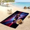 Lionel Messi Personalized Printed Beach Towel Soccer Logo Support Custom Name Text Absorbent Towel For Sport Travel Special Gift