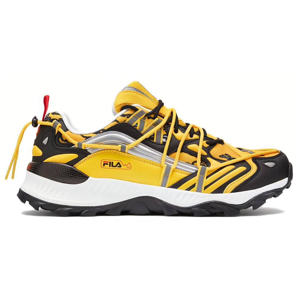 Fila Expeditions Кожаные Удобные Универсальные Низкие Повседневные Кроссовки Мужские Желтый 1RM01547_702