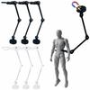 Adjustable Joints Model Support Stand Magnetic Base Robot Model Stand  Model Display