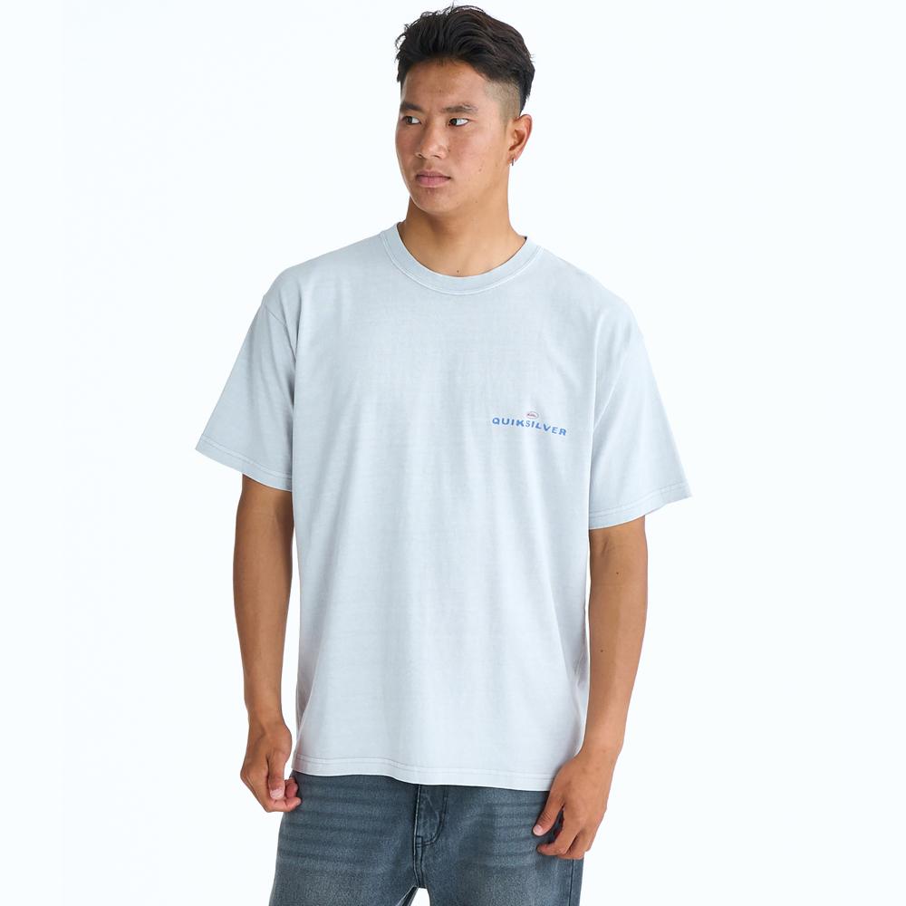 QUIKSILVER Pg Upside Down Винтажная стираная футболка с коротким рукавом (Qg21St803Lgy)
