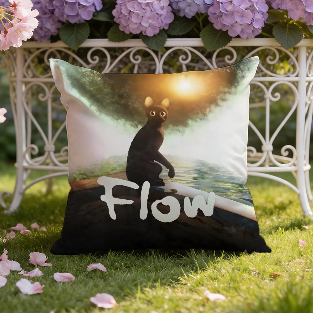 Cartoon movie F-Flow Cushion Cover Home & Car Dual-Scene Pillow Cover: Reversible for Premium Comfort