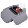 Car Armrest Storage Box Ergonomic Box Cushion Car Center Console Cover With Cup Holder Tissue Box Phone Slot Side Storage Bag