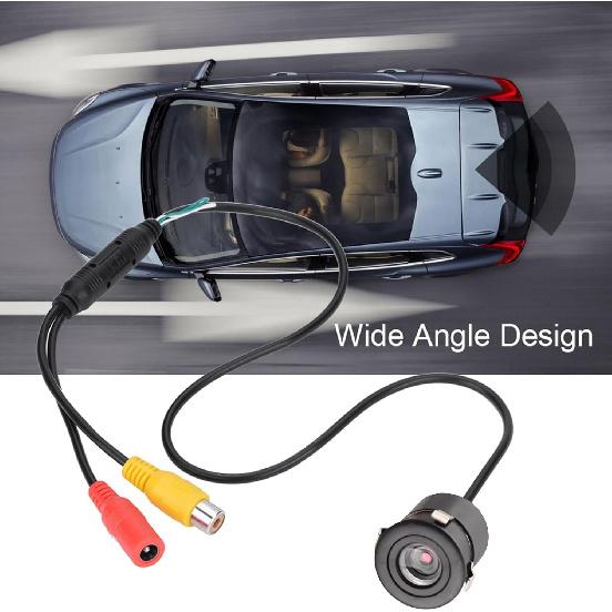 Мини-камера видеонаблюдения Tonysa, проводная, водонепроницаемая, цветная, с углом обзора 170°, CCD, ИК-подсветка ночного видения, камера NTSC для автомобиля
