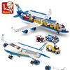 Sluban Building Blocks Aircraft /Air Ambulance /Cargo Aircraft/ International Airport Model Toy Educational Kit For Kids
