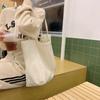 Студенческая сумка-жилет, простая наплечная сумка, портативная сумка для покупок, однотонная большой вместимости