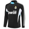 Retro Long Sleeve Football Training Jersey Adult Vintage Sportswear Top