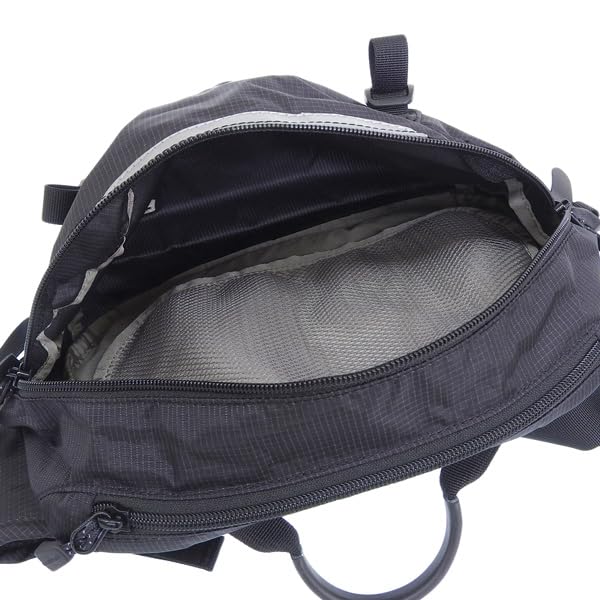 Сумка Наплечная сумка Сумка на тело Нейлон Черный Походная поясная сумка 7 л 1133199 [Montbell] Мужская Женская