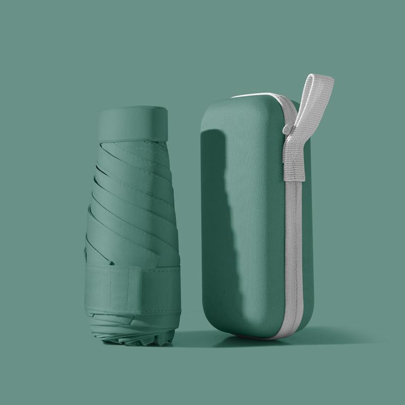 Плоский 60% зонт солнцезащитный 14см картонный 50% зонт складной мини ультралегкий капсульный зонт от солнца зонт