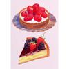 Cream Fruit Cake Watercolor French Pastry Illustration Poster Canvas  Wall Art Print Picture Colorful Kitchen Home De