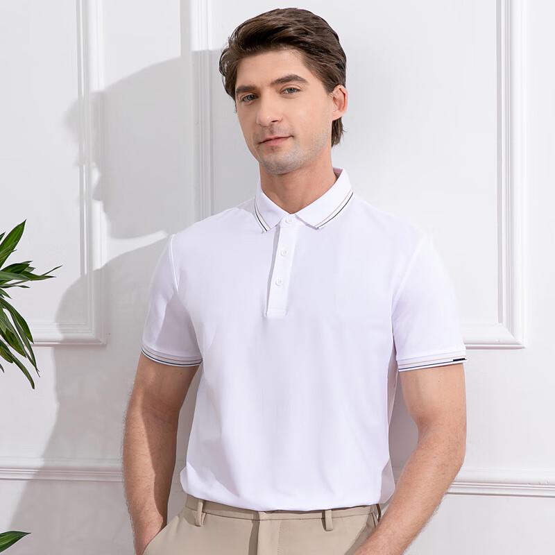Yayan Men's Business Casual Short Sleeve Polo Shirt
