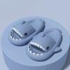 Shark Slippers Funny Slippers Outdoor Parent Child Slippers Solid Color Soft Anti-skid