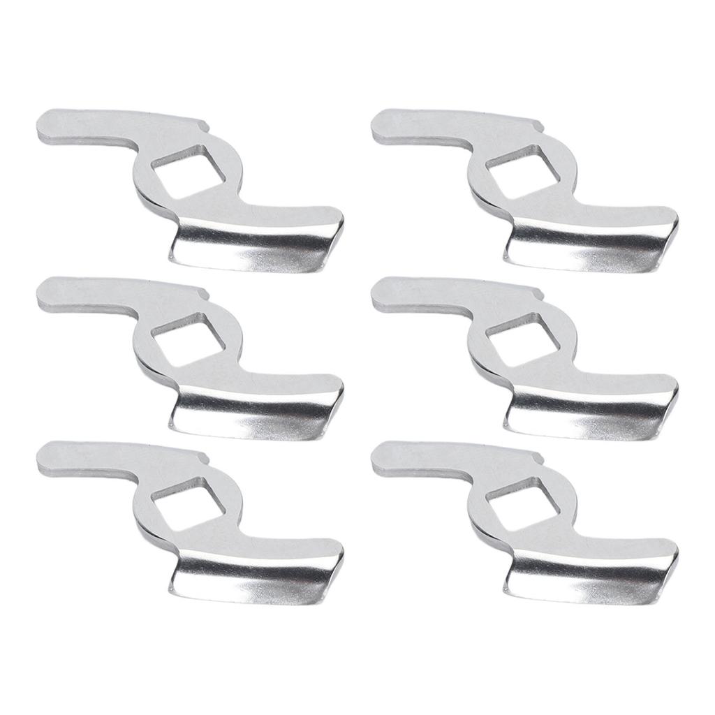 6PCS Meat Grinder Blade Stainless Steel Food Grinding Cutter Metal Food Grinder Attachment for