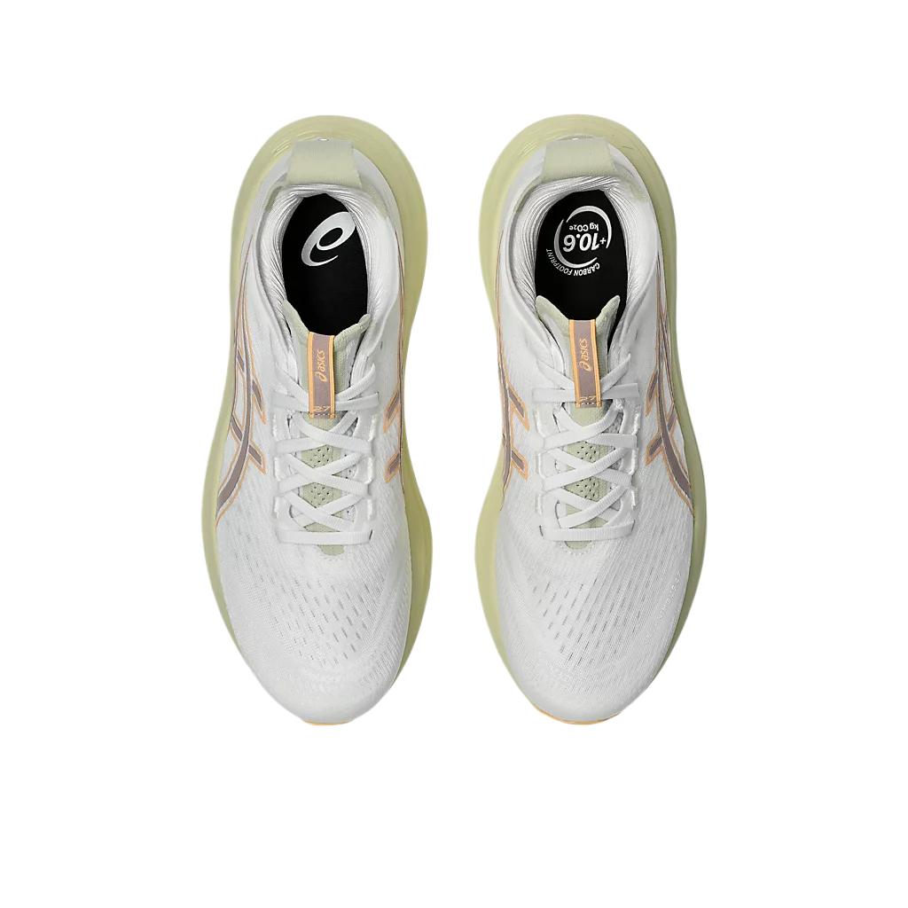 Asics Кроссовки Gel Nimbus 27 Extra Wide Белый Палевый Мужские 1011B957-102
