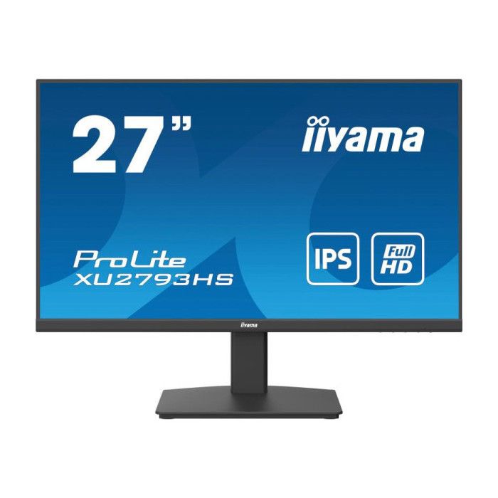 Ecran IIYAMA 27'' Ultra Mince Dalle IPS 16:9 1ms 100Hz 250cd/m² 1920x1080 1xHDMI 1xDisplayPort Haut-parleurs 2 x 2W + écouteurs TCO