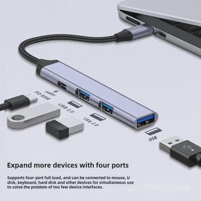 USB Type-C хаб: Док-станция расширения с 4 портами для планшетов, телефонов и ноутбуков Huawei