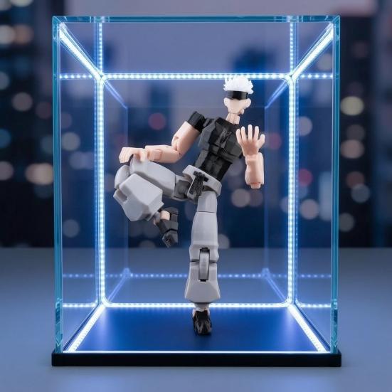 3D-печатная фигурка аниме-персонажа, фигурка действия с подвижными суставами и аксессуарами, модель из анимации