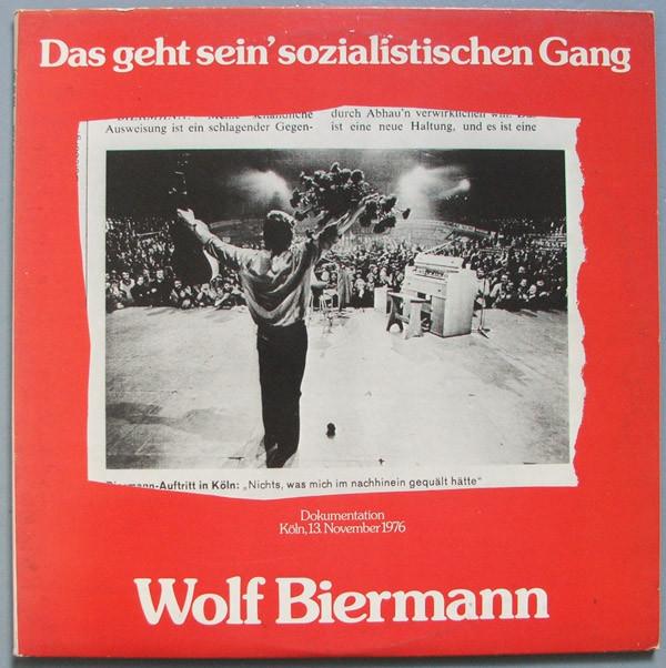 Виниловая пластинка WOLF BIERMANN - Das Geht Sein' Sozialistischen Gang CBS88224 CBS 1977 Нидерланды Поп Б/у