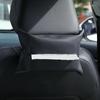 PU Leather Car Tissue Box Cover Sun Visor Seat Back Hanging Type Car Tissue Box Armrest Towel Tissue Storage
