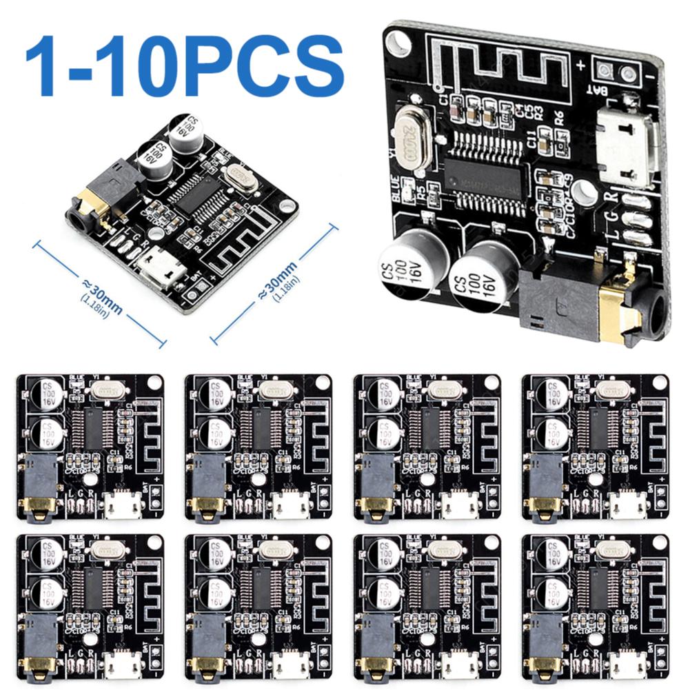 1-10 шт. VHM-314 DIY Для платы Bluetooth-приемника аудио 3,7-5 В Bluetooth 4.1/5.0 Mp3 Декодер без потерь Беспроводной стереомодульХороший продукт