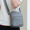 Men's Shoulder Bag Business Leisure Large Capacity Portable Handbag Zipper Multi Layer Waterproof Summer Male's Crossbody Bags