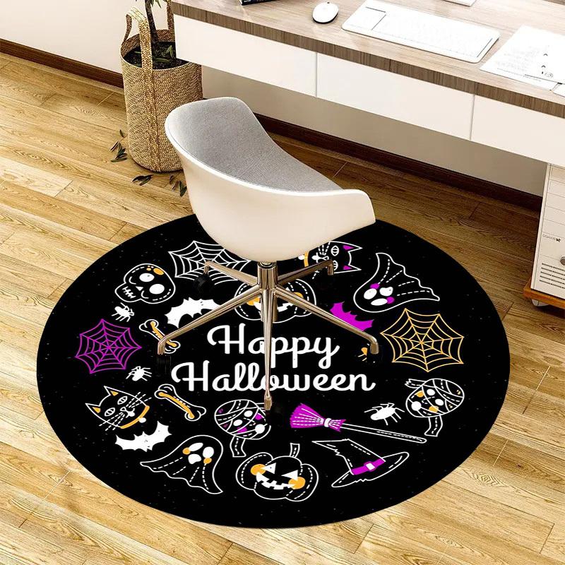 1pc Office Carpet Chair Mats Halloween Party Decorations Perfect for Decorating Office Chairs, Living Rooms, Or Bedrooms.YDT255