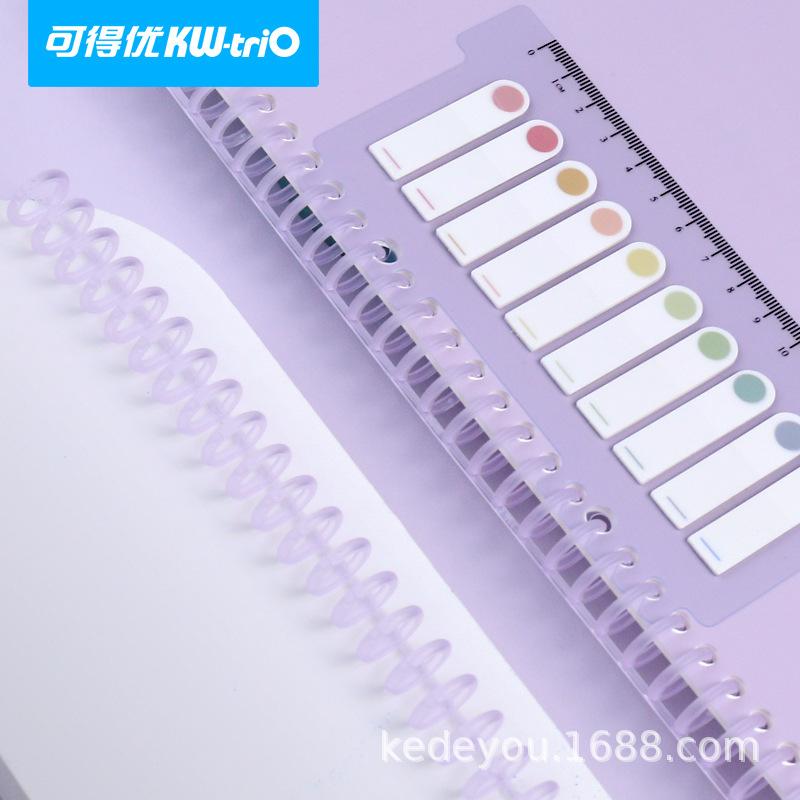 Пластиковое режущееся кольцо-пружина на 30 отверстий для переплета листов A4