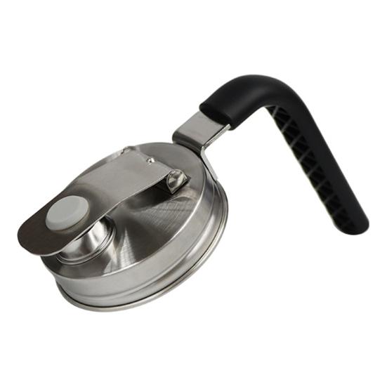 Mason Jar Pour Spout Lid with Handle Wide Mouth Flip Cap for Mason Jars Leak Proof Seal Cover for Drinking Food Storage