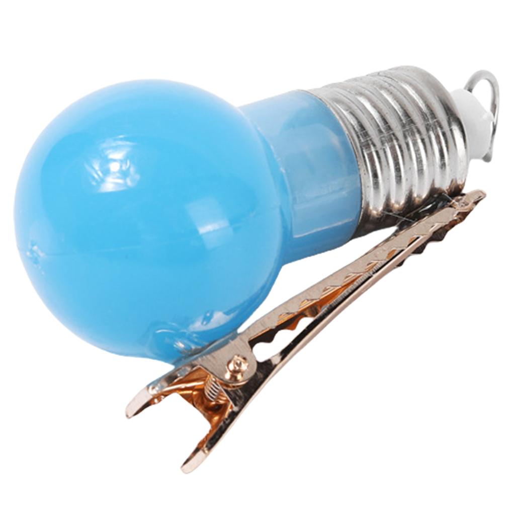 Креативная забавная заколка для волос в виде меняющейся симуляции лампочки, аксессуар для вечеринок и выступлений