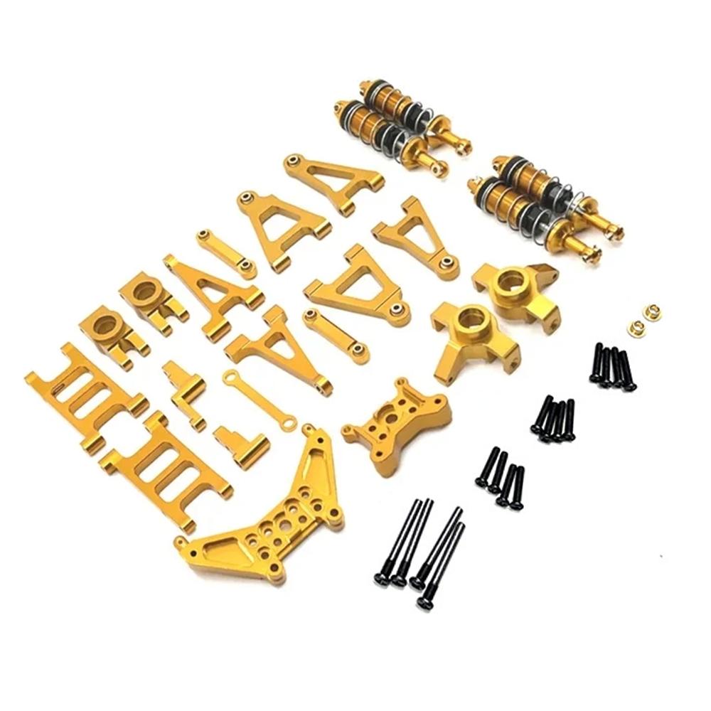 Metal Swing Arm Front Supension Arms Steering Cup Steering Assembly Steering Block Upgrade Set For MJX Hyper go 1/14 14301 14302
