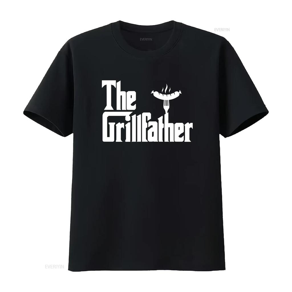 The Grillfather T Shirt Perfect for Barbecue Lovers BBQ Enthusiasts Ideal Fathers Day From Wife vintage Washed designer clothes