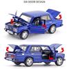 1/32 Scale LADA 2106 Diecast Car Model Toy, Pull Back Toy Vehicle with Sound and Light for Kids Toddler Boys Girls Gift Collection